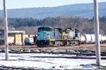 BERX 7727 and 7875 sit at the west end of East Deerfield Yard 